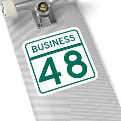 MD Route 48 Business (Maryland) (Road Sign) STICKER Vinyl Kiss-Cut Decal