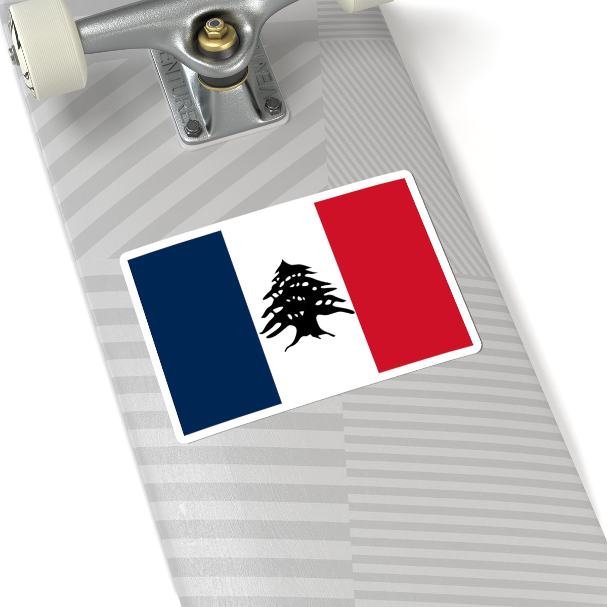 Flag of Lebanon during French Mandate 1920-1943 2 (Lebanon) STICKER Vinyl Kiss-Cut Decal