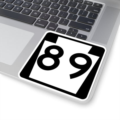 PA-89 (Pennsylvania) (Road Sign) STICKER Vinyl Kiss-Cut Decal