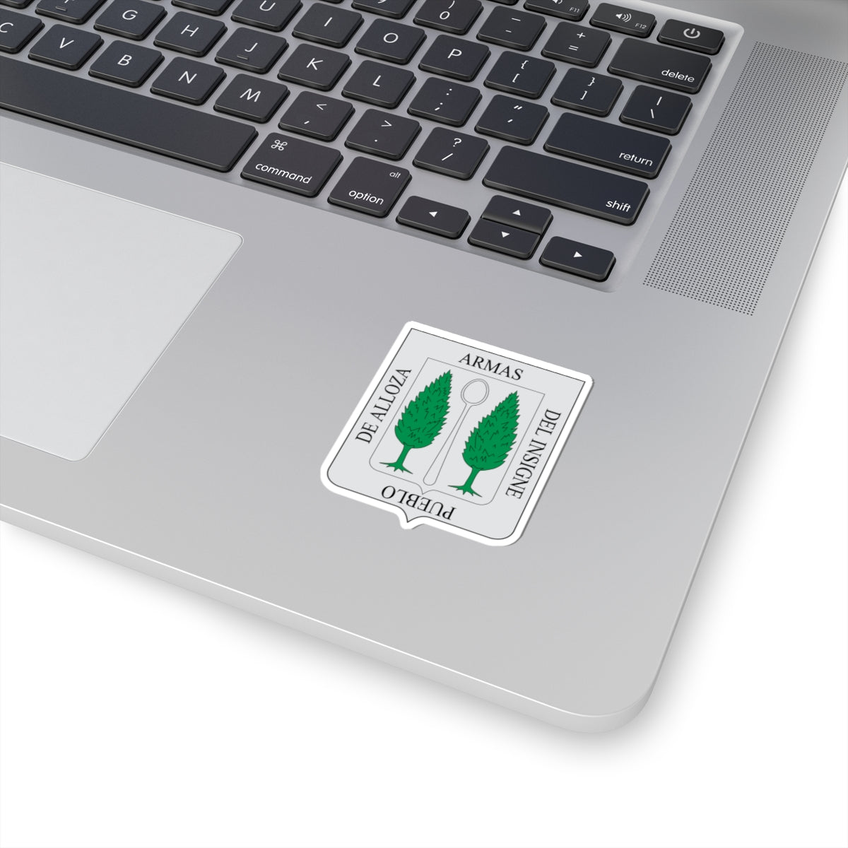 Escudo de Alloza (Spain) (Coat of Arms) STICKER Vinyl Kiss-Cut Decal