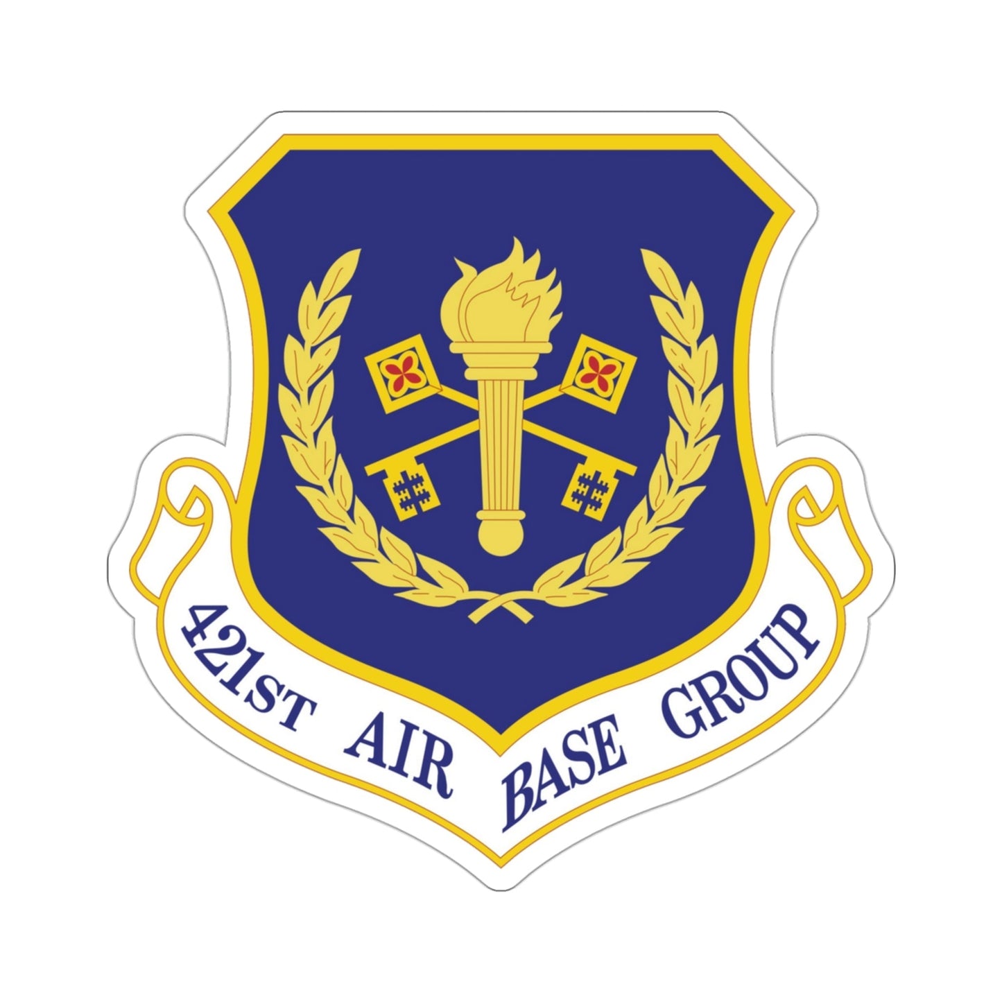 421st Air Base Group (U.S. Air Force) STICKER Vinyl Die-Cut Decal-3 Inch-The Sticker Space