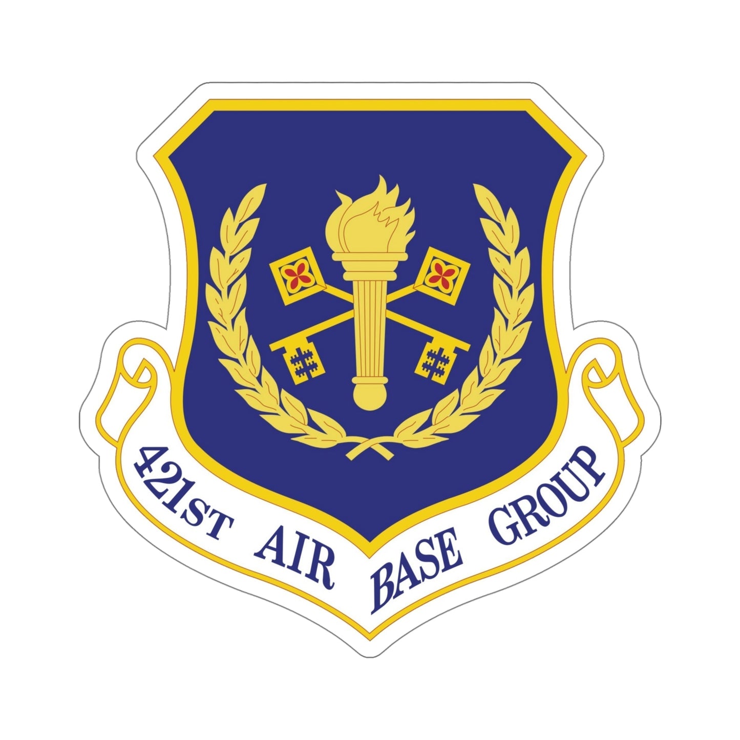 421st Air Base Group (U.S. Air Force) STICKER Vinyl Die-Cut Decal-5 Inch-The Sticker Space