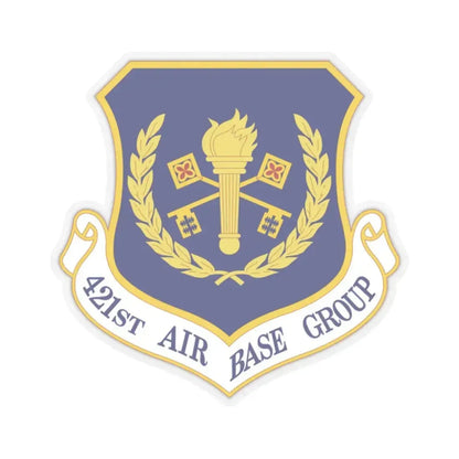 421st Air Base Group (U.S. Air Force) STICKER Vinyl Kiss-Cut Decal 2 Inch Transparent - The Sticker Space