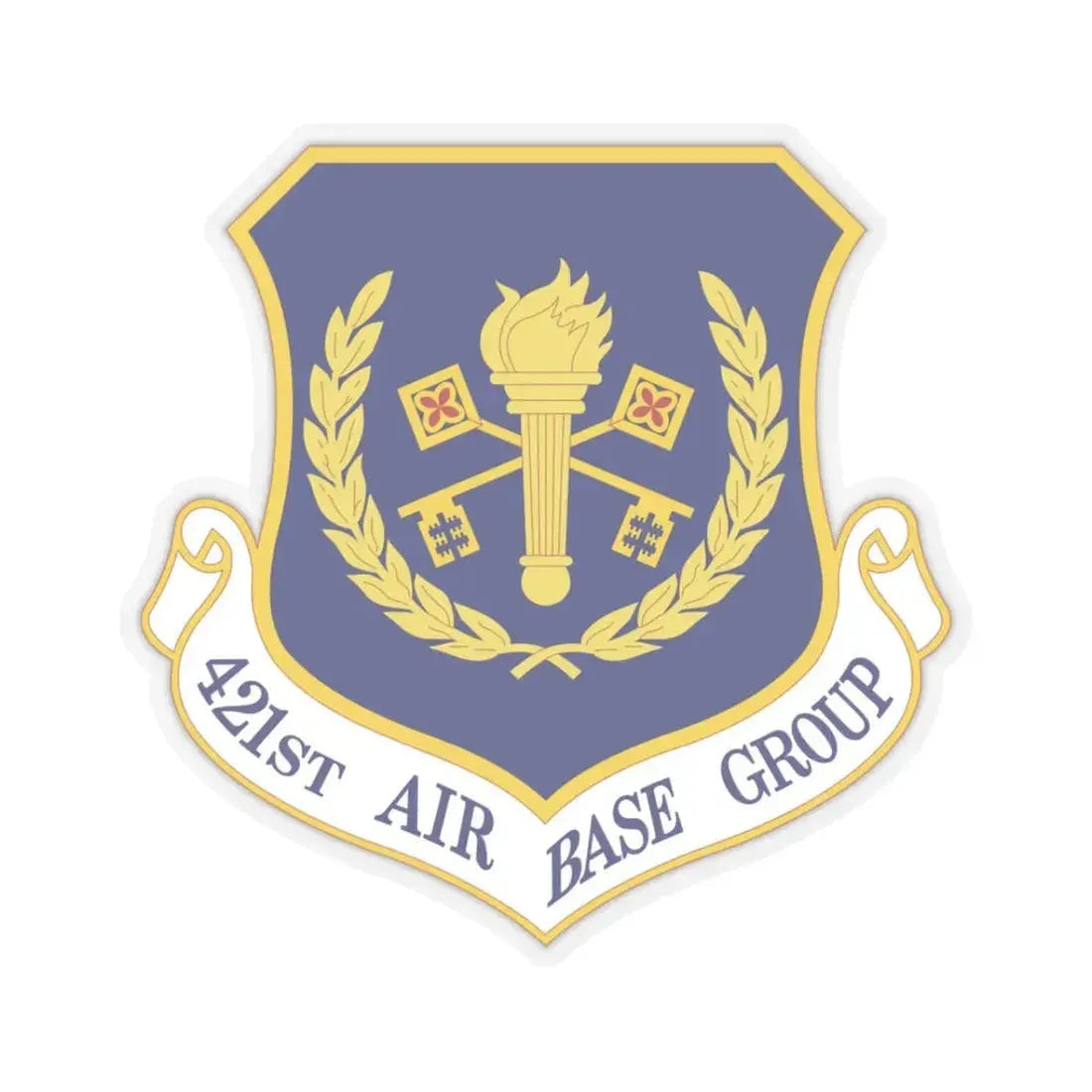 421st Air Base Group (U.S. Air Force) STICKER Vinyl Kiss-Cut Decal 3 Inch Transparent - The Sticker Space