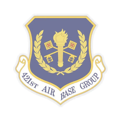 421st Air Base Group (U.S. Air Force) STICKER Vinyl Kiss-Cut Decal 3 Inch Transparent - The Sticker Space
