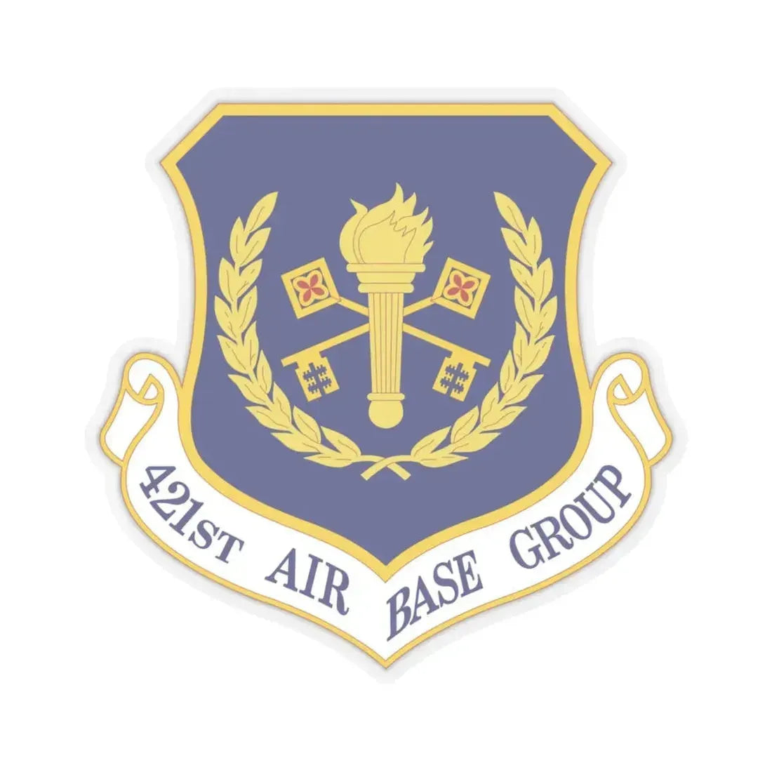 421st Air Base Group (U.S. Air Force) STICKER Vinyl Kiss-Cut Decal 6 Inch Transparent - The Sticker Space