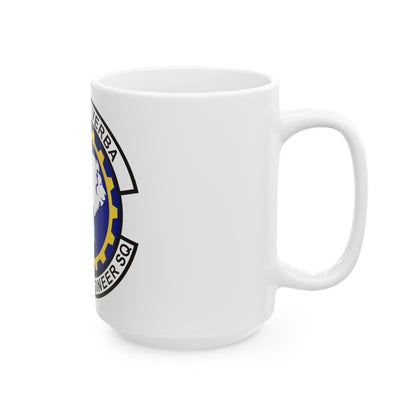 421st Civil Engineer Squadron (U.S. Air Force) White Coffee Mug-The Sticker Space