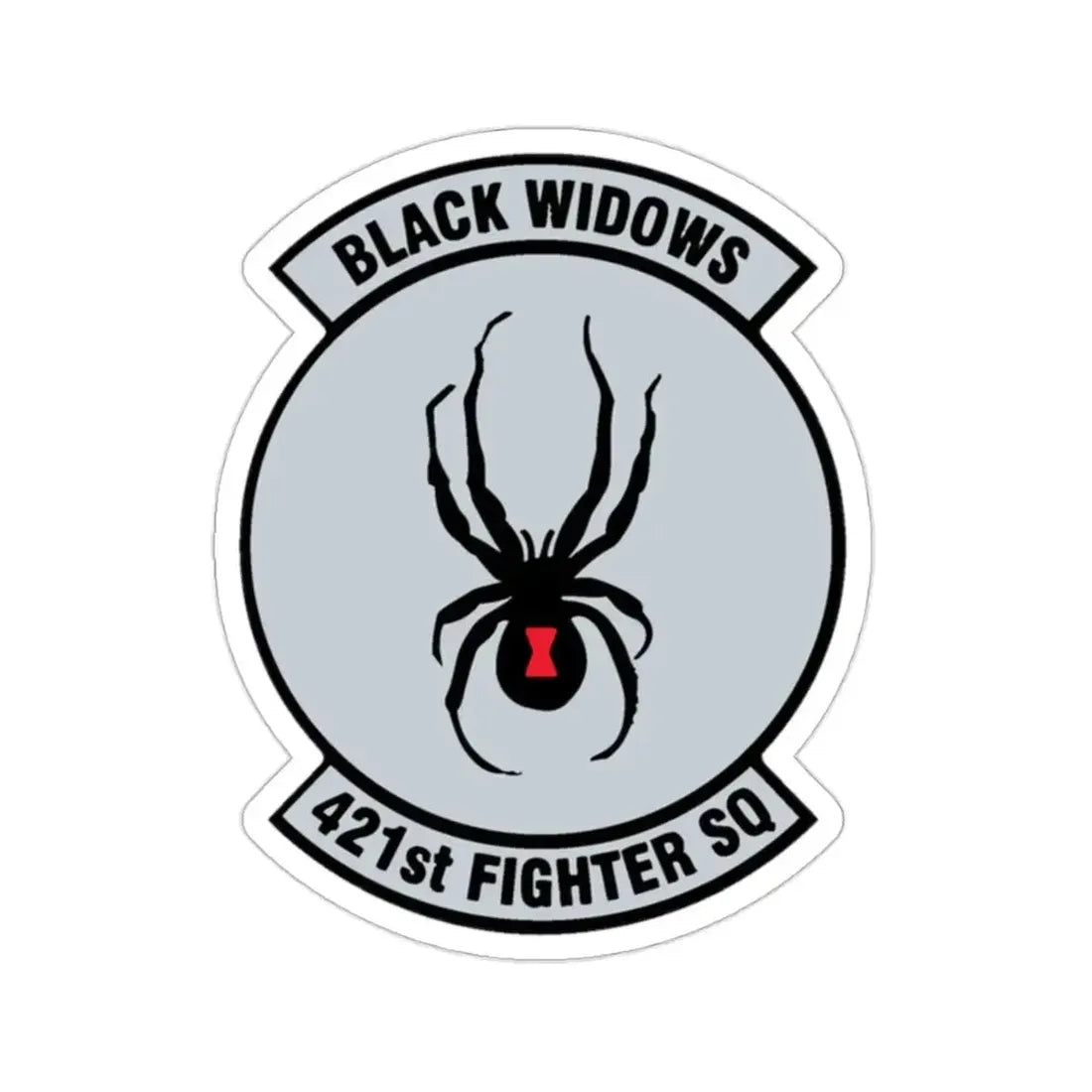 421st Fighter Squadron Black Widows (U.S. Air Force) STICKER Vinyl Die-Cut Decal 2 Inch - The Sticker Space