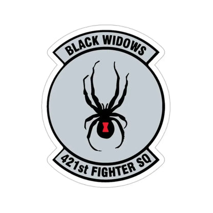 421st Fighter Squadron Black Widows (U.S. Air Force) STICKER Vinyl Die-Cut Decal 2 Inch - The Sticker Space