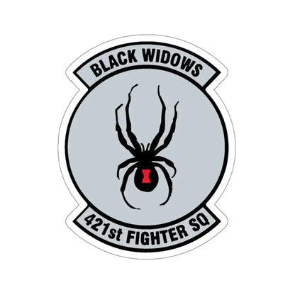 421st Fighter Squadron Black Widows (U.S. Air Force) STICKER Vinyl Die-Cut Decal 5 Inch - The Sticker Space