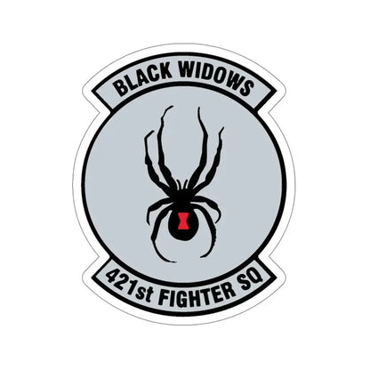 421st Fighter Squadron Black Widows (U.S. Air Force) STICKER Vinyl Die-Cut Decal 6 Inch - The Sticker Space
