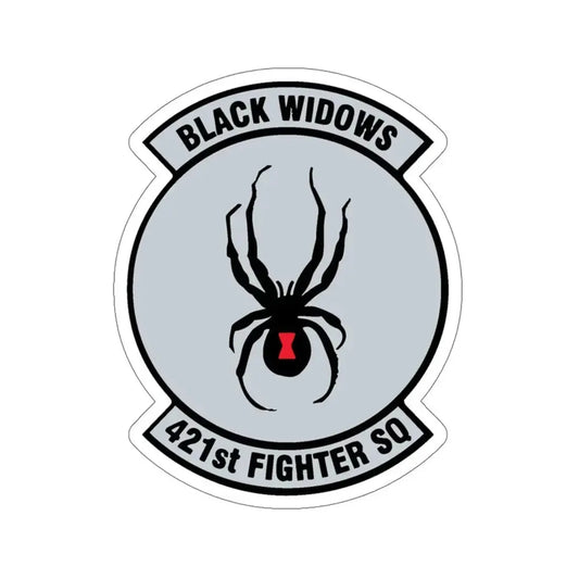 421st Fighter Squadron Black Widows (U.S. Air Force) STICKER Vinyl Die-Cut Decal 6 Inch - The Sticker Space