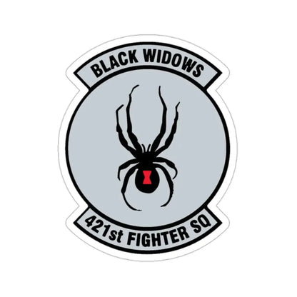 421st Fighter Squadron Black Widows (U.S. Air Force) STICKER Vinyl Die-Cut Decal - The Sticker Space