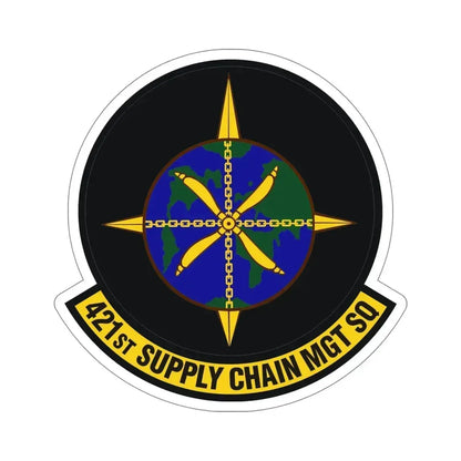 421st Supply Chain Management Squadron (U.S. Air Force) STICKER Vinyl Die-Cut Decal - The Sticker Space