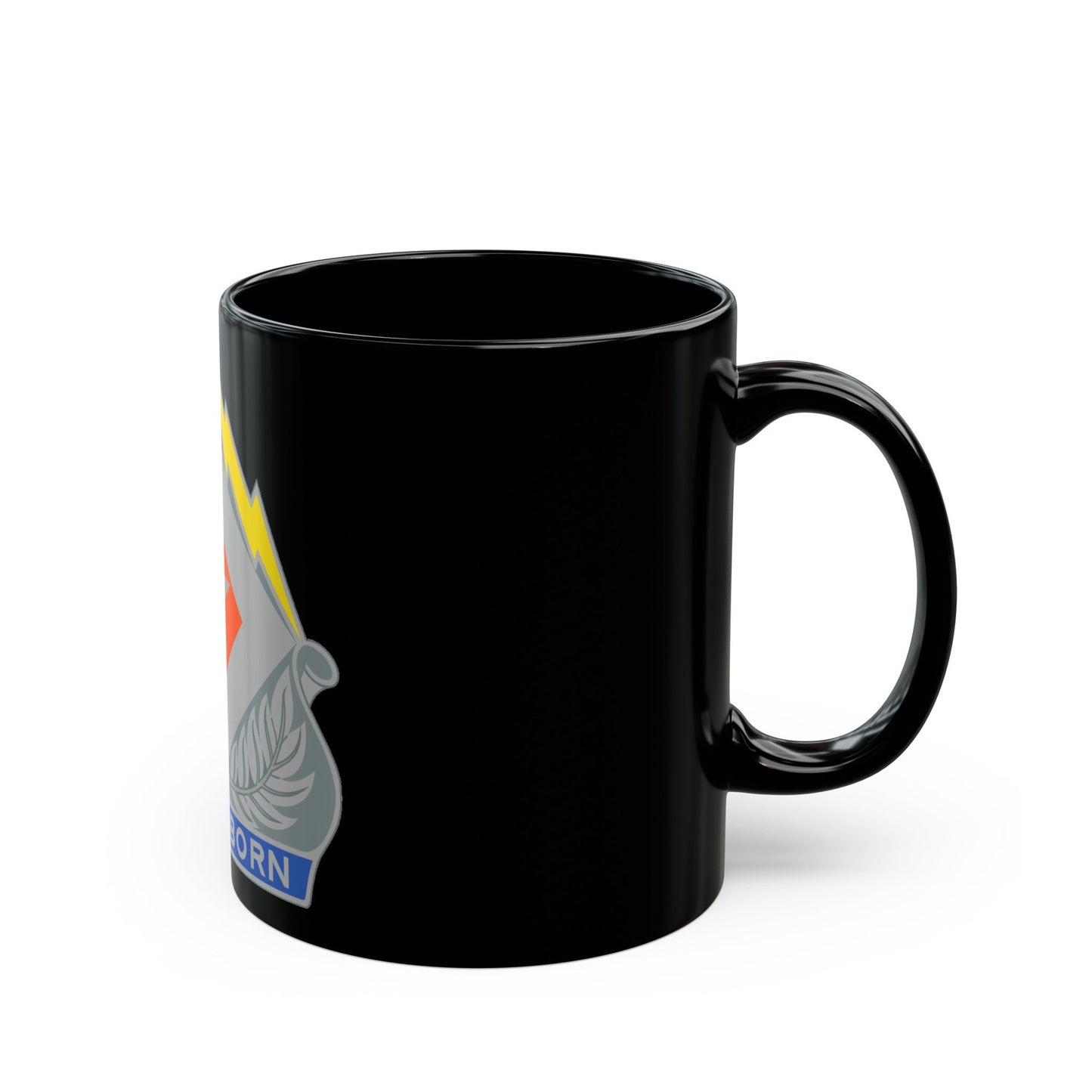 422 Signal Battalion (U.S. Army) Black Coffee Mug-The Sticker Space