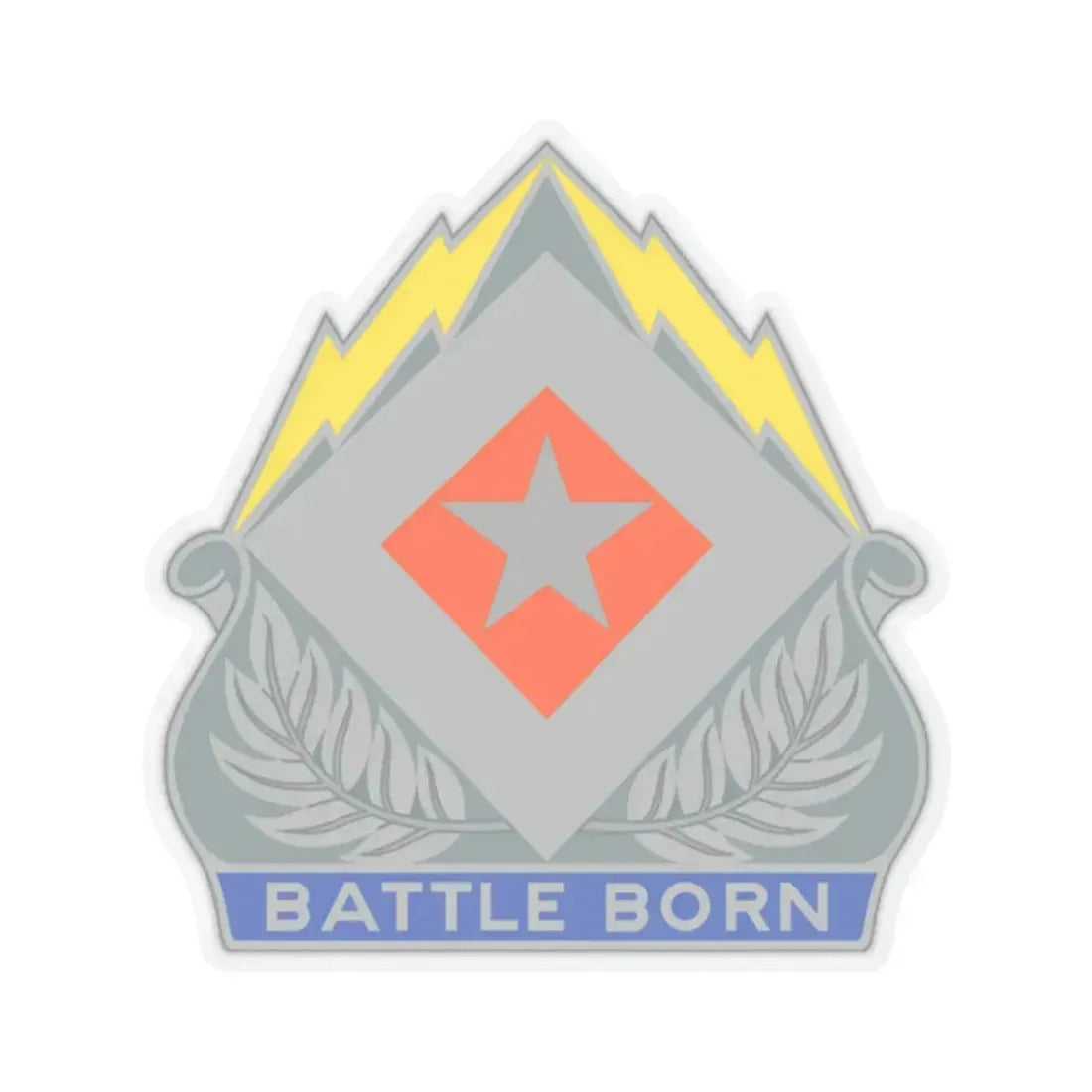 422 Signal Battalion (U.S. Army) STICKER Vinyl Kiss-Cut Decal 2 Inch Transparent - The Sticker Space