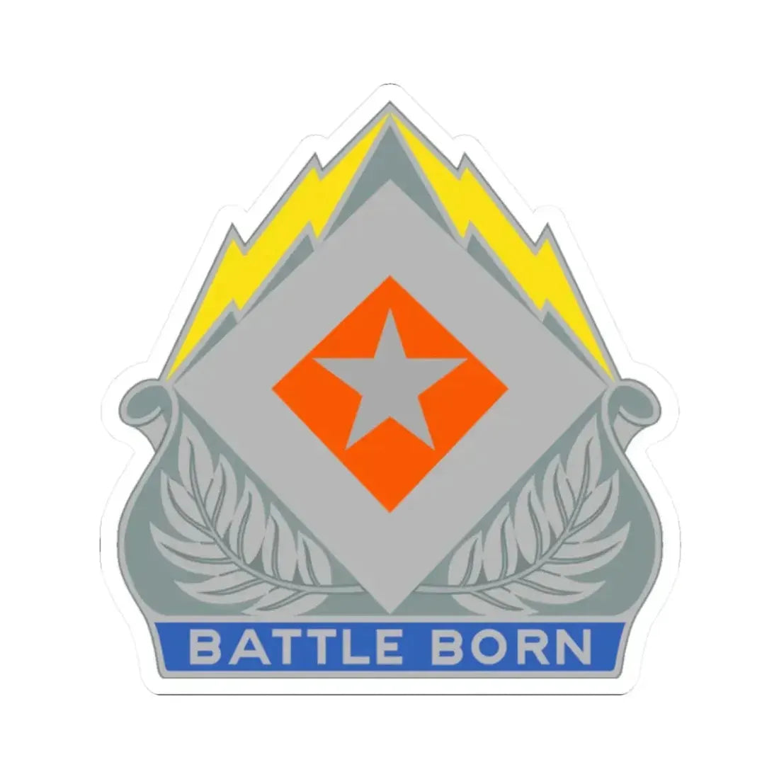 422 Signal Battalion (U.S. Army) STICKER Vinyl Kiss-Cut Decal 2 Inch White - The Sticker Space