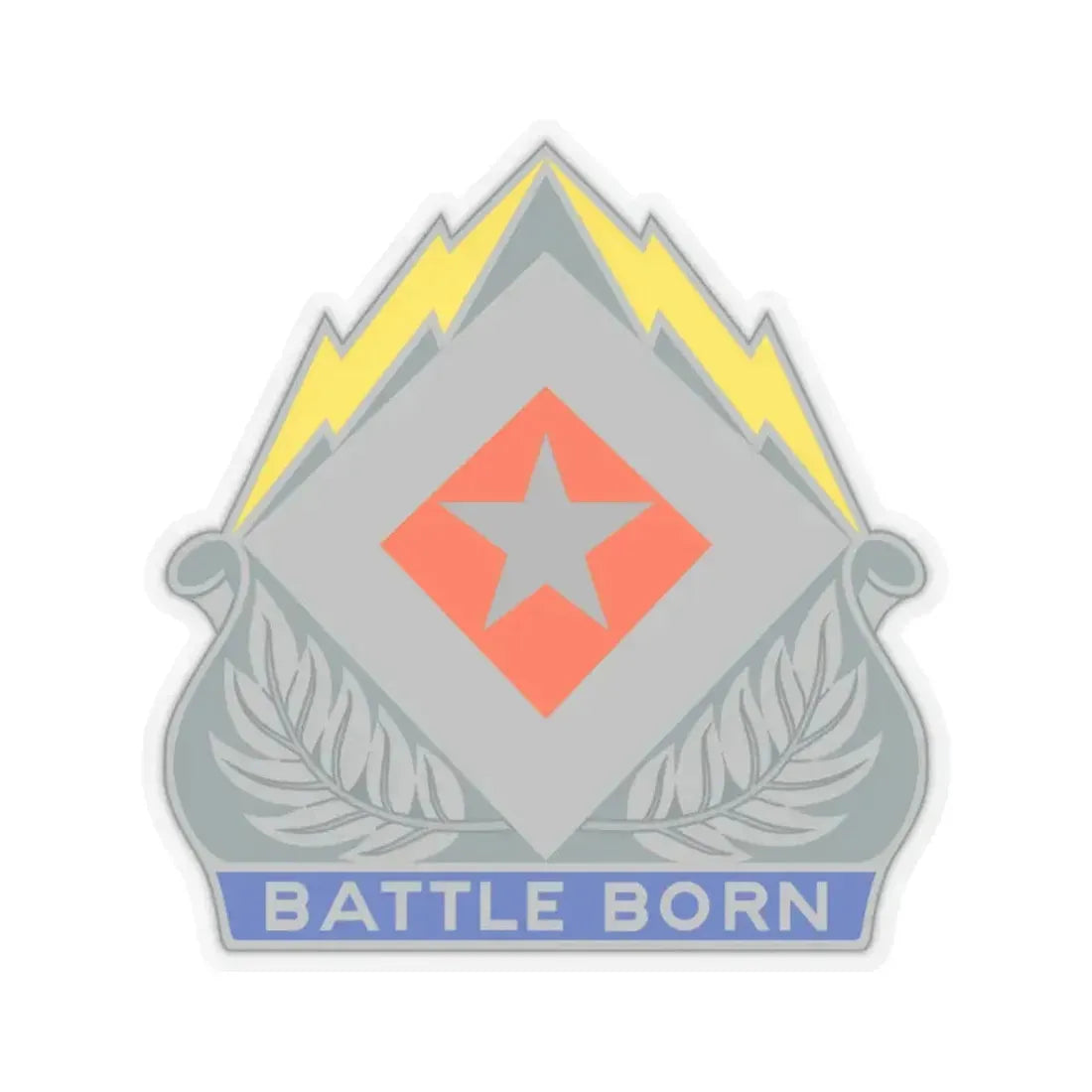 422 Signal Battalion (U.S. Army) STICKER Vinyl Kiss-Cut Decal 3 Inch Transparent - The Sticker Space