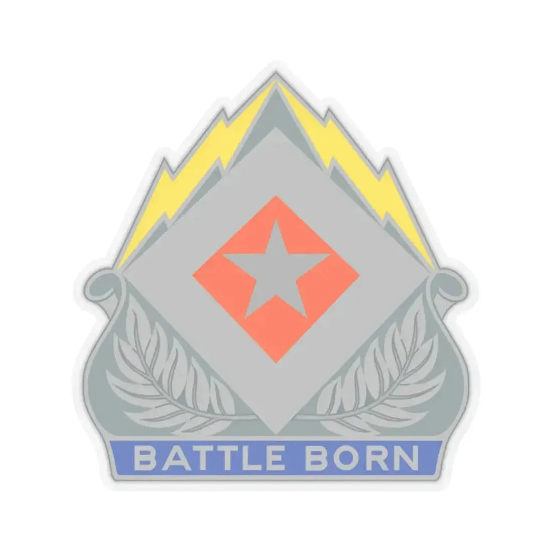 422 Signal Battalion (U.S. Army) STICKER Vinyl Kiss-Cut Decal 4 Inch Transparent - The Sticker Space