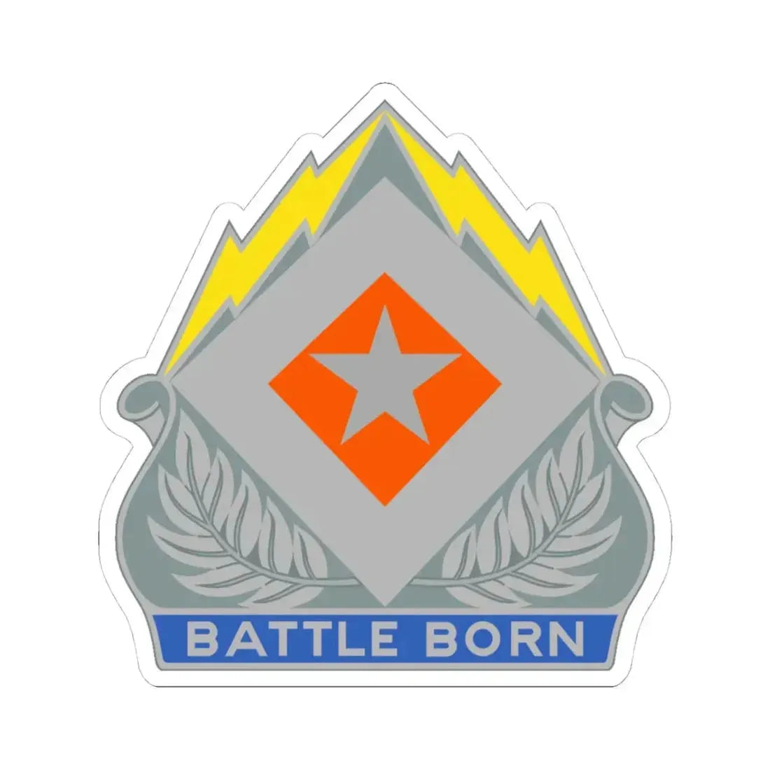 422 Signal Battalion (U.S. Army) STICKER Vinyl Kiss-Cut Decal 4 Inch White - The Sticker Space