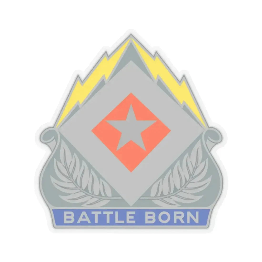 422 Signal Battalion (U.S. Army) STICKER Vinyl Kiss-Cut Decal 6 Inch Transparent - The Sticker Space