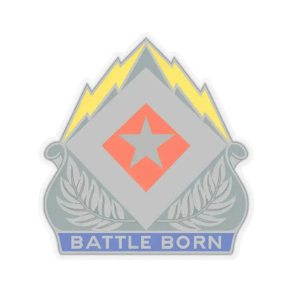 422 Signal Battalion (U.S. Army) STICKER Vinyl Kiss-Cut Decal 6 Inch Transparent - The Sticker Space