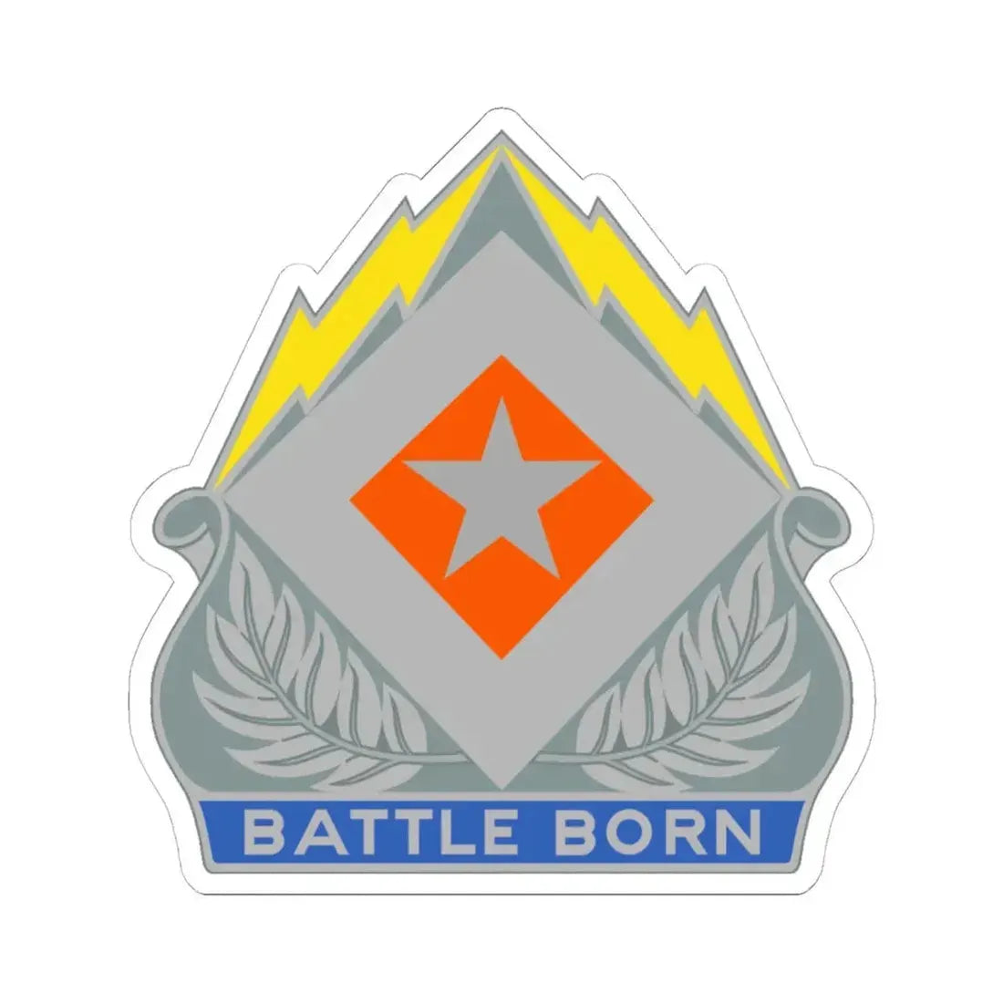 422 Signal Battalion (U.S. Army) STICKER Vinyl Kiss-Cut Decal 6 Inch White - The Sticker Space