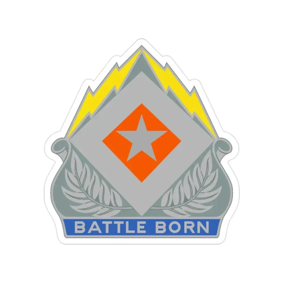 422 Signal Battalion (U.S. Army) Transparent STICKER Die-Cut Vinyl Decal 2 Inch - The Sticker Space