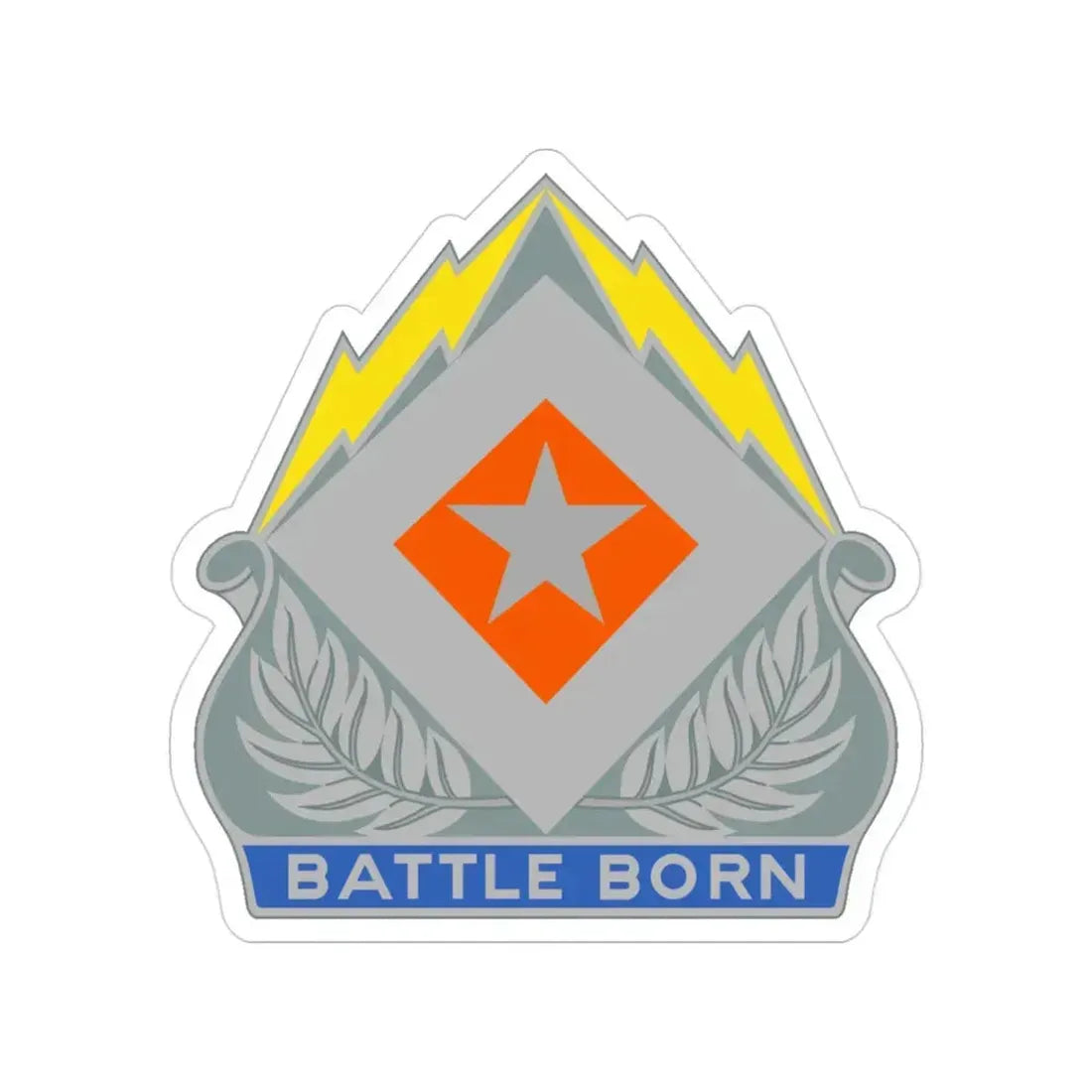 422 Signal Battalion (U.S. Army) Transparent STICKER Die-Cut Vinyl Decal 3 Inch - The Sticker Space