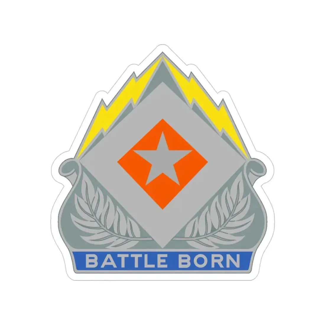 422 Signal Battalion (U.S. Army) Transparent STICKER Die-Cut Vinyl Decal 4 Inch - The Sticker Space