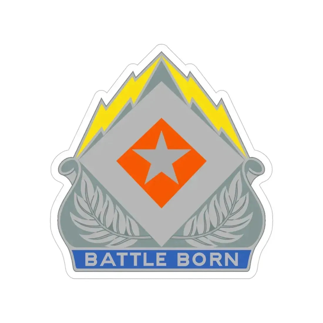 422 Signal Battalion (U.S. Army) Transparent STICKER Die-Cut Vinyl Decal 5 Inch - The Sticker Space