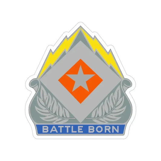 422 Signal Battalion (U.S. Army) Transparent STICKER Die-Cut Vinyl Decal 6 Inch - The Sticker Space