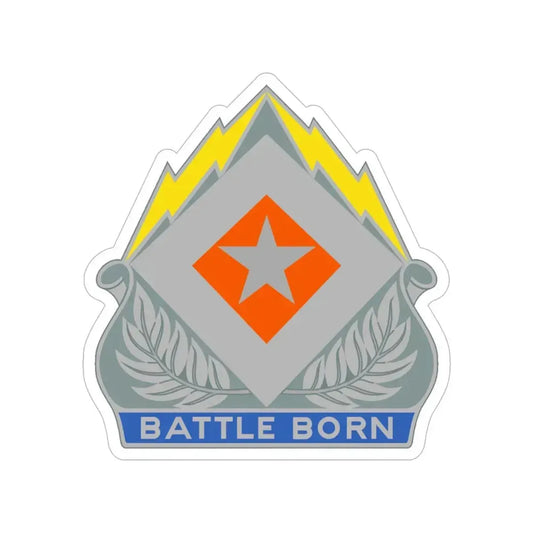 422 Signal Battalion (U.S. Army) Transparent STICKER Die-Cut Vinyl Decal 6 Inch - The Sticker Space