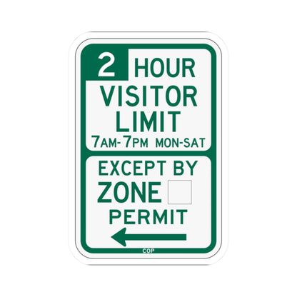 PBOT Road sign P4452L (Oregon) (Road Sign) STICKER Vinyl Kiss-Cut Decal