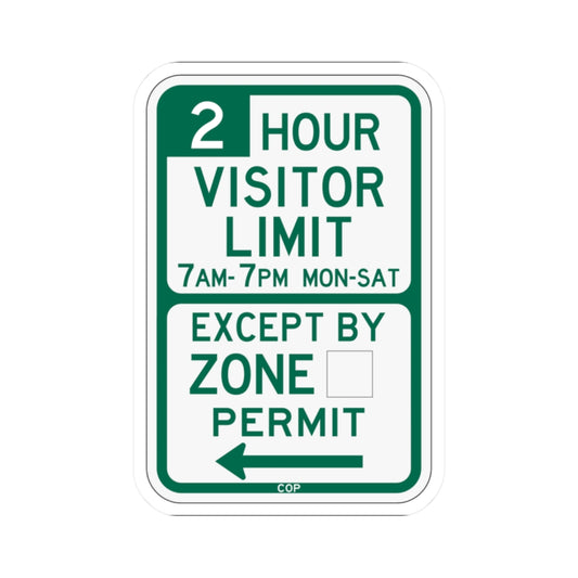 PBOT Road sign P4452L (Oregon) (Road Sign) STICKER Vinyl Kiss-Cut Decal