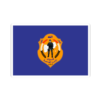 Flag of the Yemeni Special Security Forces (Yemen) STICKER Vinyl Kiss-Cut Decal