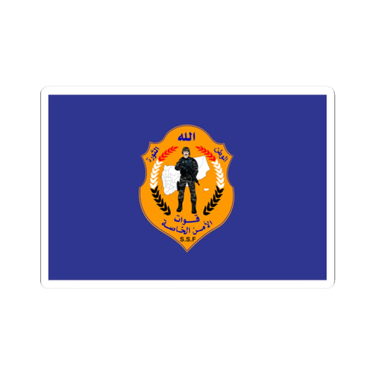 Flag of the Yemeni Special Security Forces (Yemen) STICKER Vinyl Kiss-Cut Decal