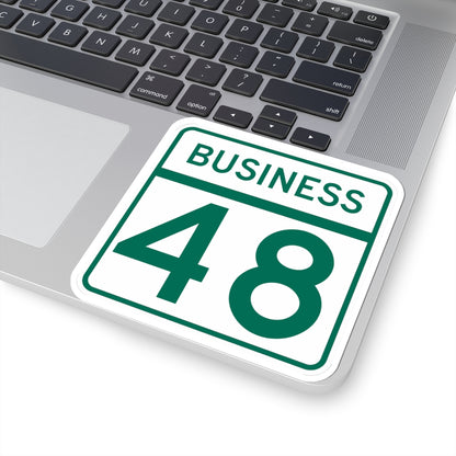 MD Route 48 Business (Maryland) (Road Sign) STICKER Vinyl Kiss-Cut Decal