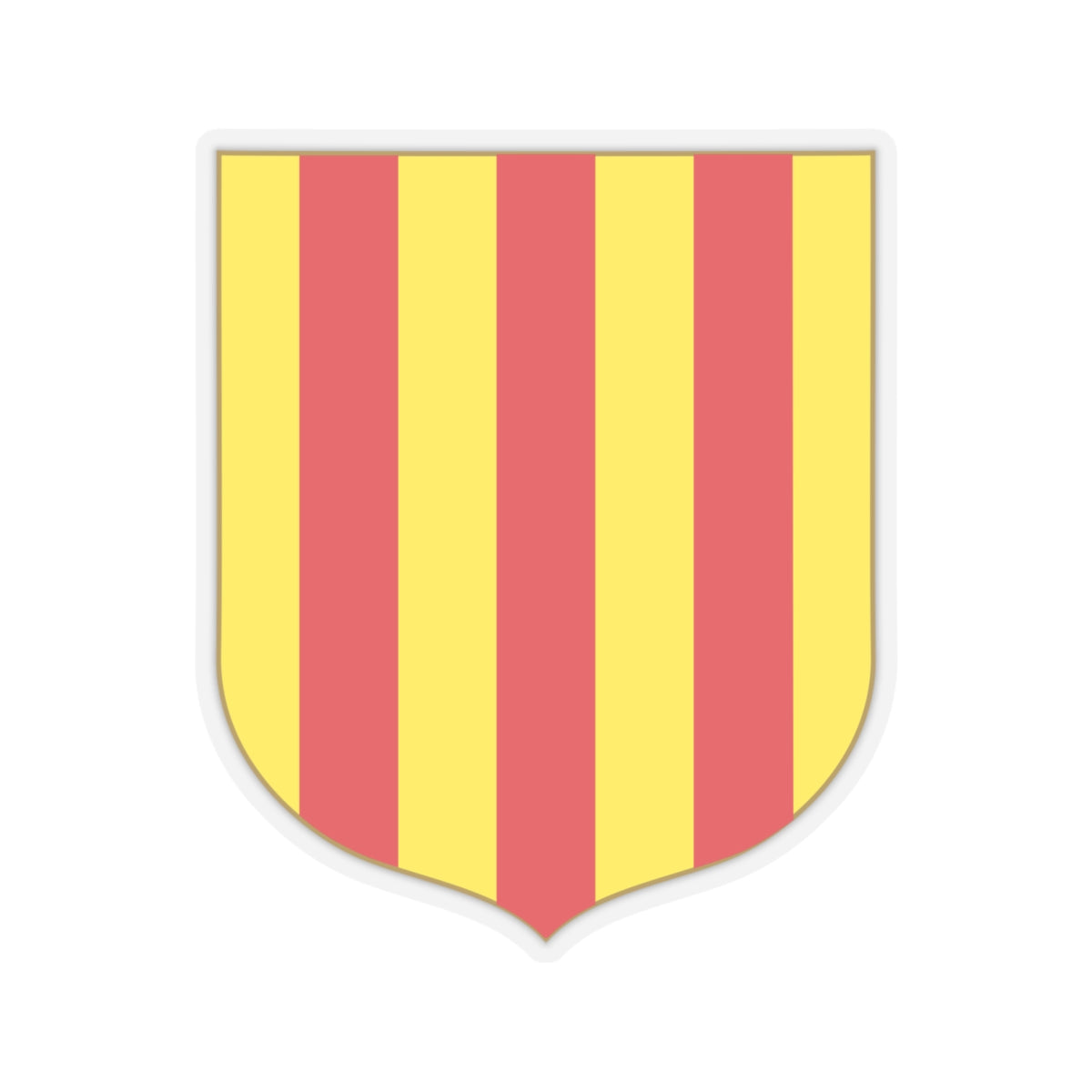 Andorra - Foix Coat of Arms - STICKER Vinyl Kiss-Cut Decal