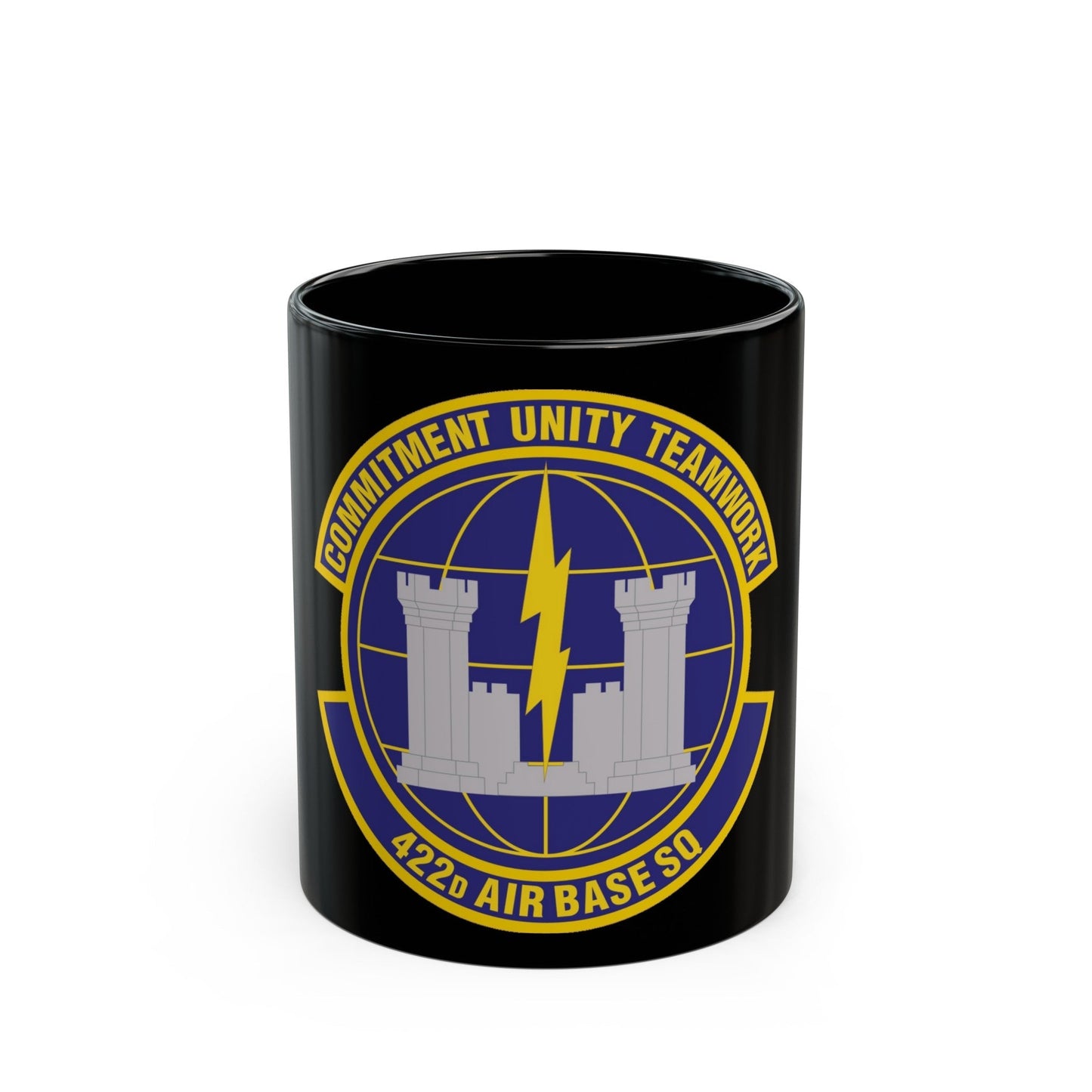 422d Air Base Squadron (U.S. Air Force) Black Coffee Mug-11oz-The Sticker Space