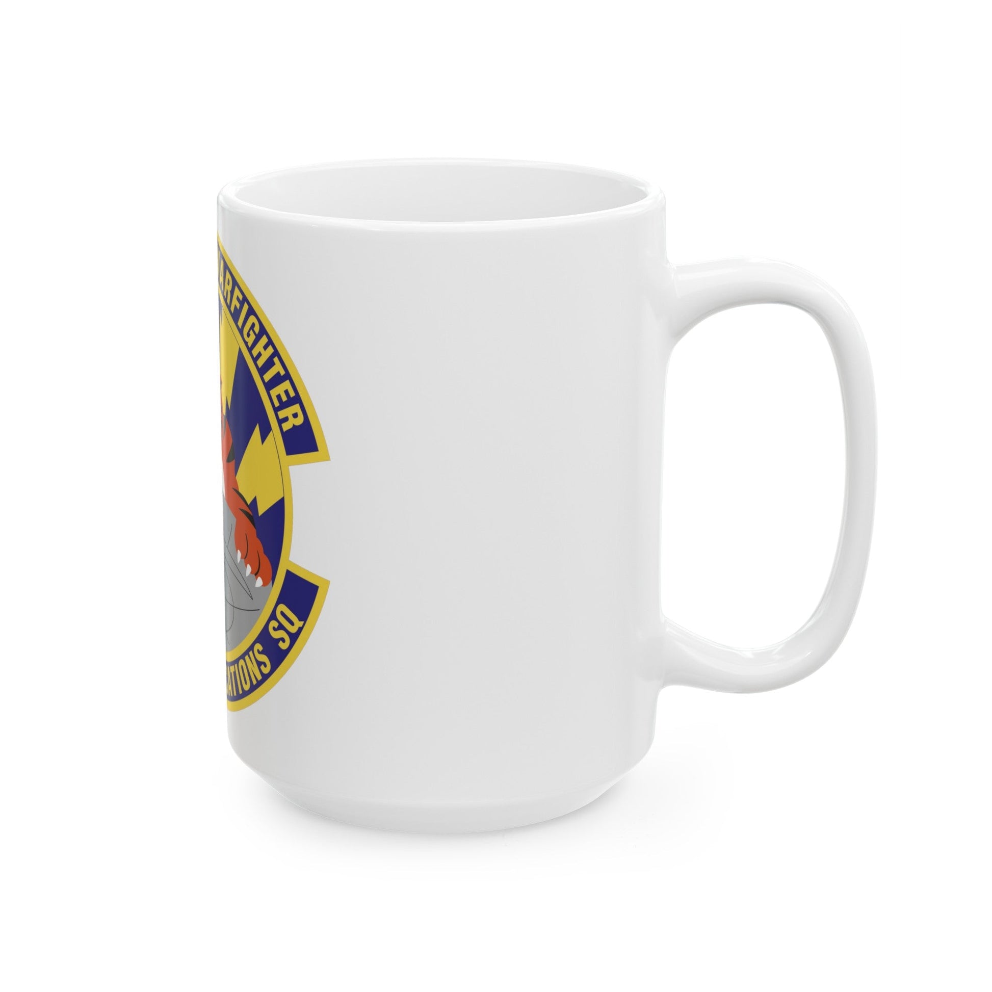 422d Communications Squadron (U.S. Air Force) White Coffee Mug-The Sticker Space