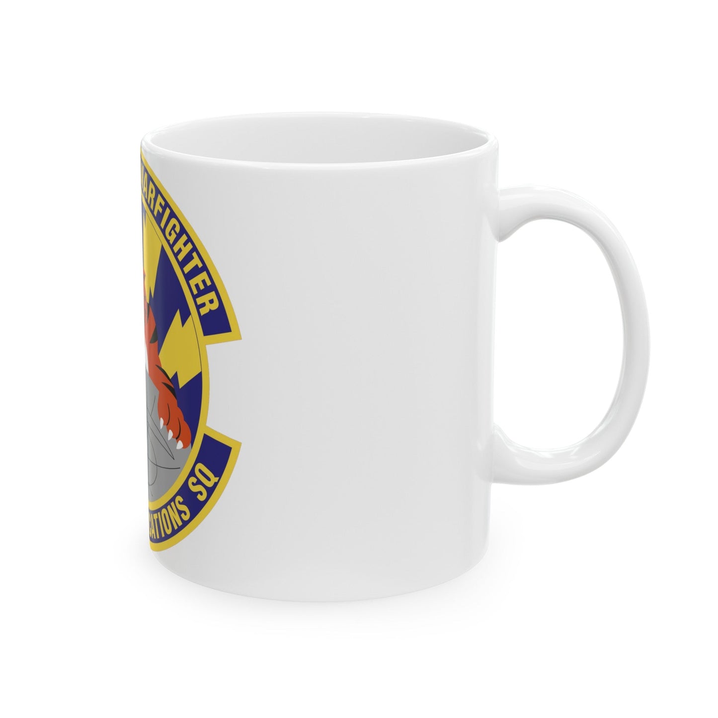 422d Communications Squadron (U.S. Air Force) White Coffee Mug-The Sticker Space