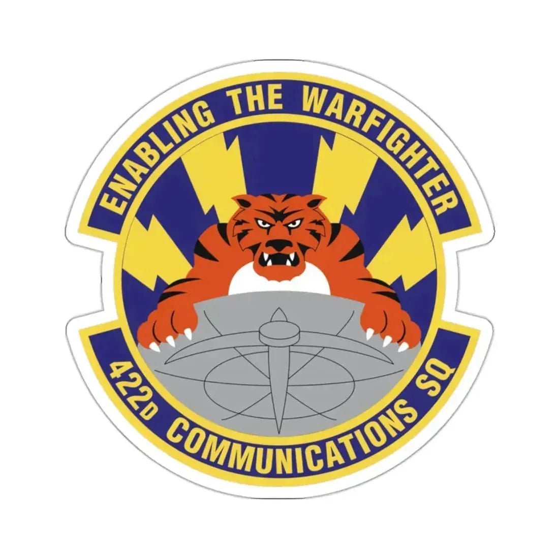 422d Communications Squadron (U.S. Air Force) STICKER Vinyl Die-Cut Decal 2 Inch - The Sticker Space