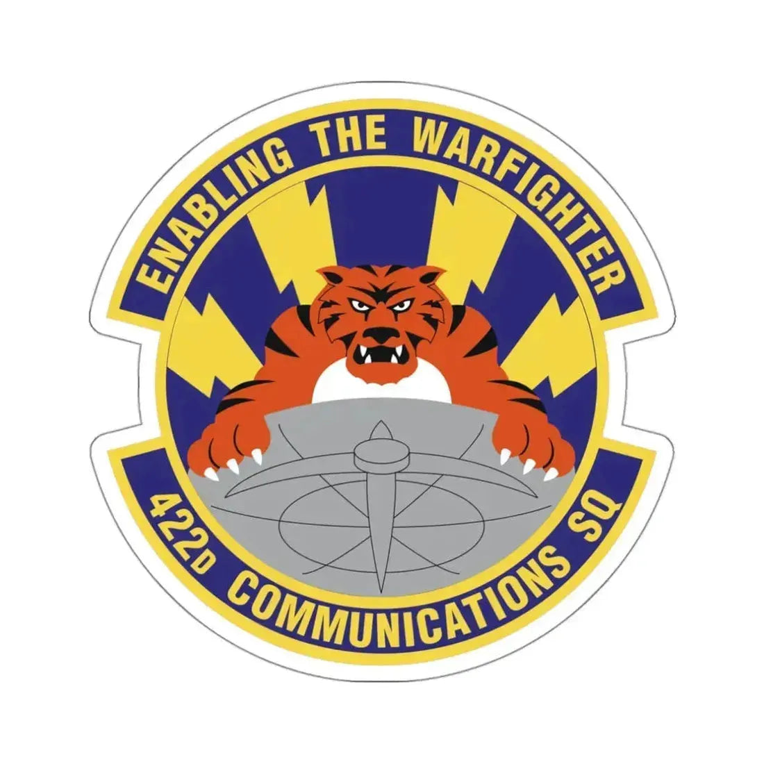 422d Communications Squadron (U.S. Air Force) STICKER Vinyl Die-Cut Decal 3 Inch - The Sticker Space