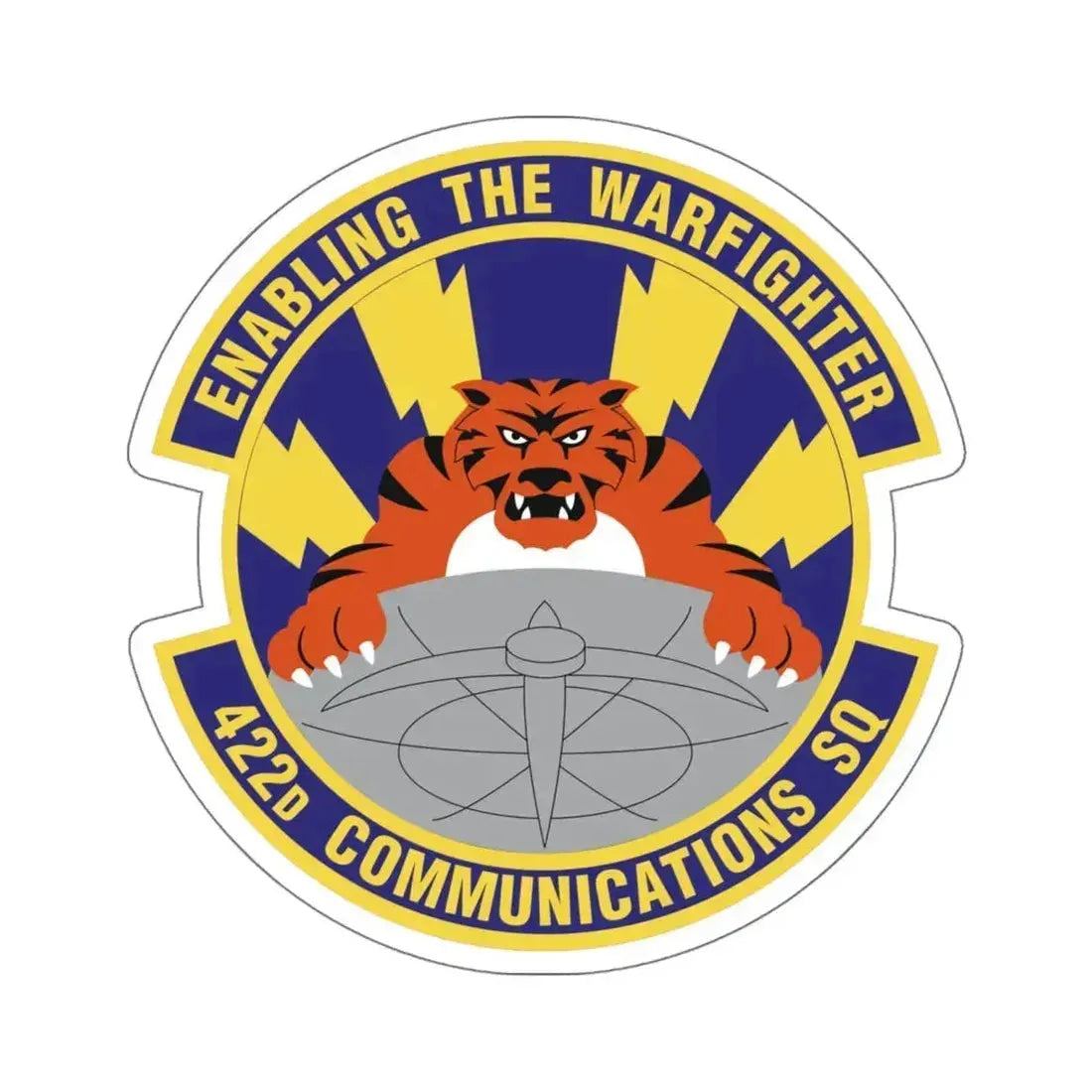 422d Communications Squadron (U.S. Air Force) STICKER Vinyl Die-Cut Decal 6 Inch - The Sticker Space