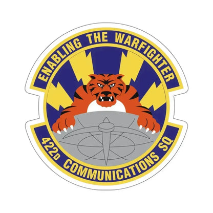 422d Communications Squadron (U.S. Air Force) STICKER Vinyl Die-Cut Decal 6 Inch - The Sticker Space
