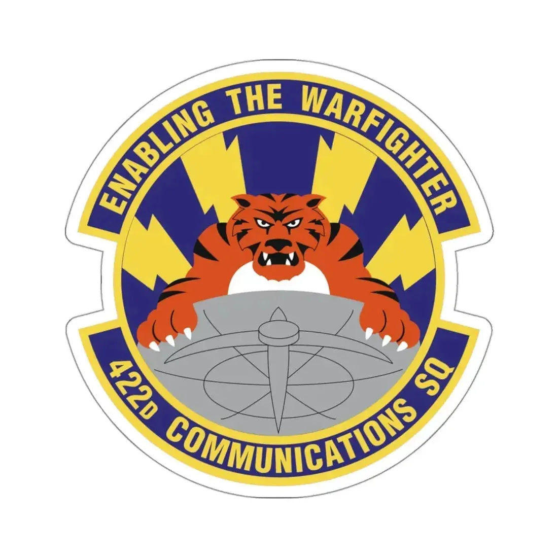 422d Communications Squadron (U.S. Air Force) STICKER Vinyl Die-Cut Decal - The Sticker Space