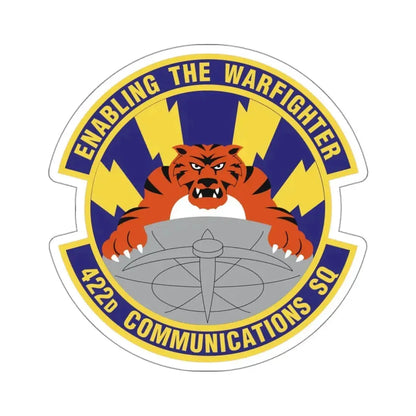 422d Communications Squadron (U.S. Air Force) STICKER Vinyl Die-Cut Decal - The Sticker Space