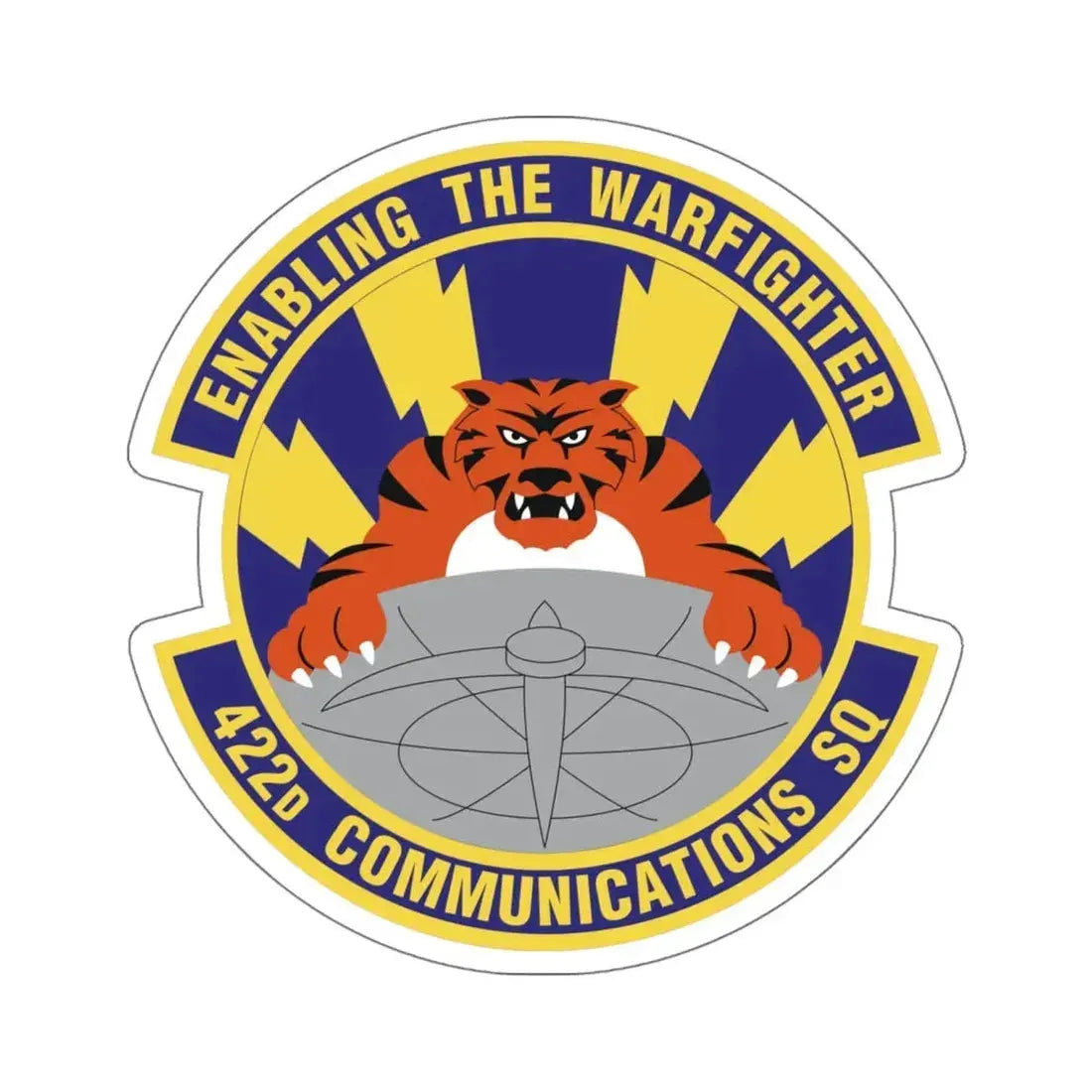 422d Communications Squadron (U.S. Air Force) STICKER Vinyl Die-Cut Decal - The Sticker Space