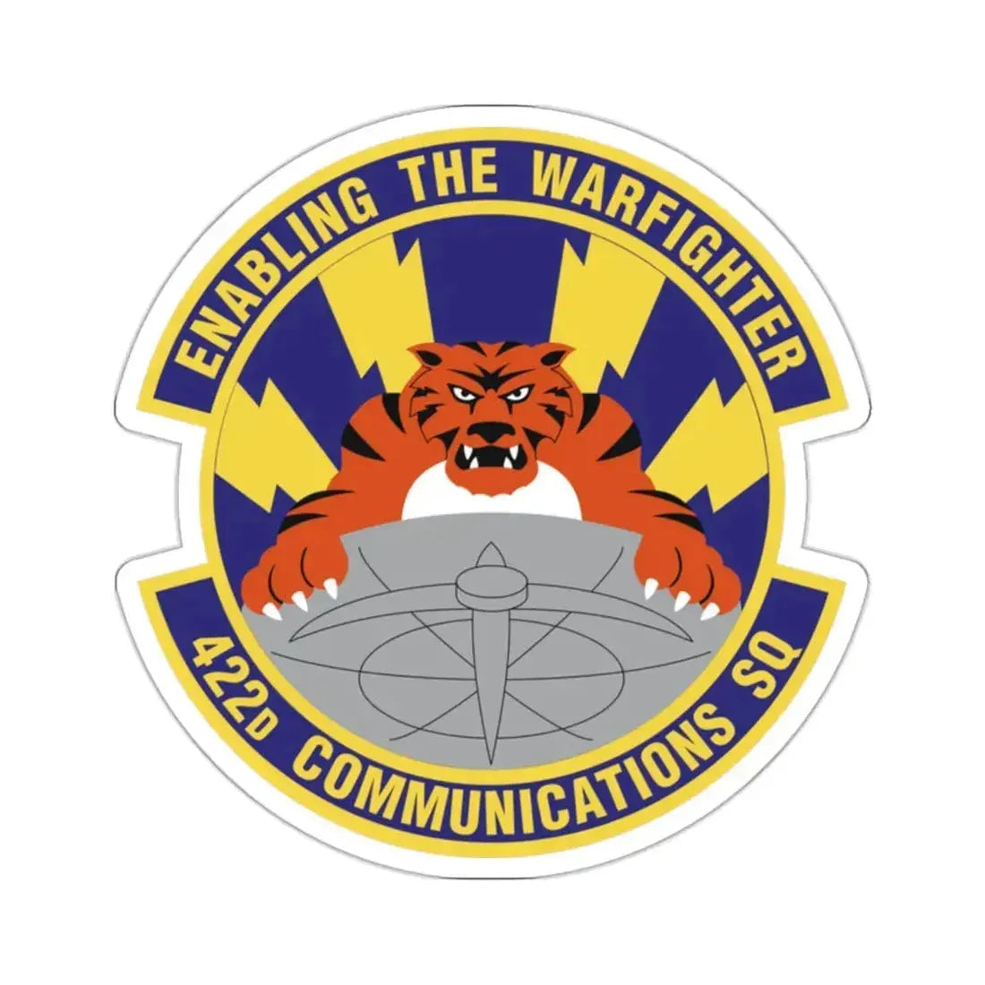422d Communications Squadron (U.S. Air Force) STICKER Vinyl Kiss-Cut Decal - The Sticker Space
